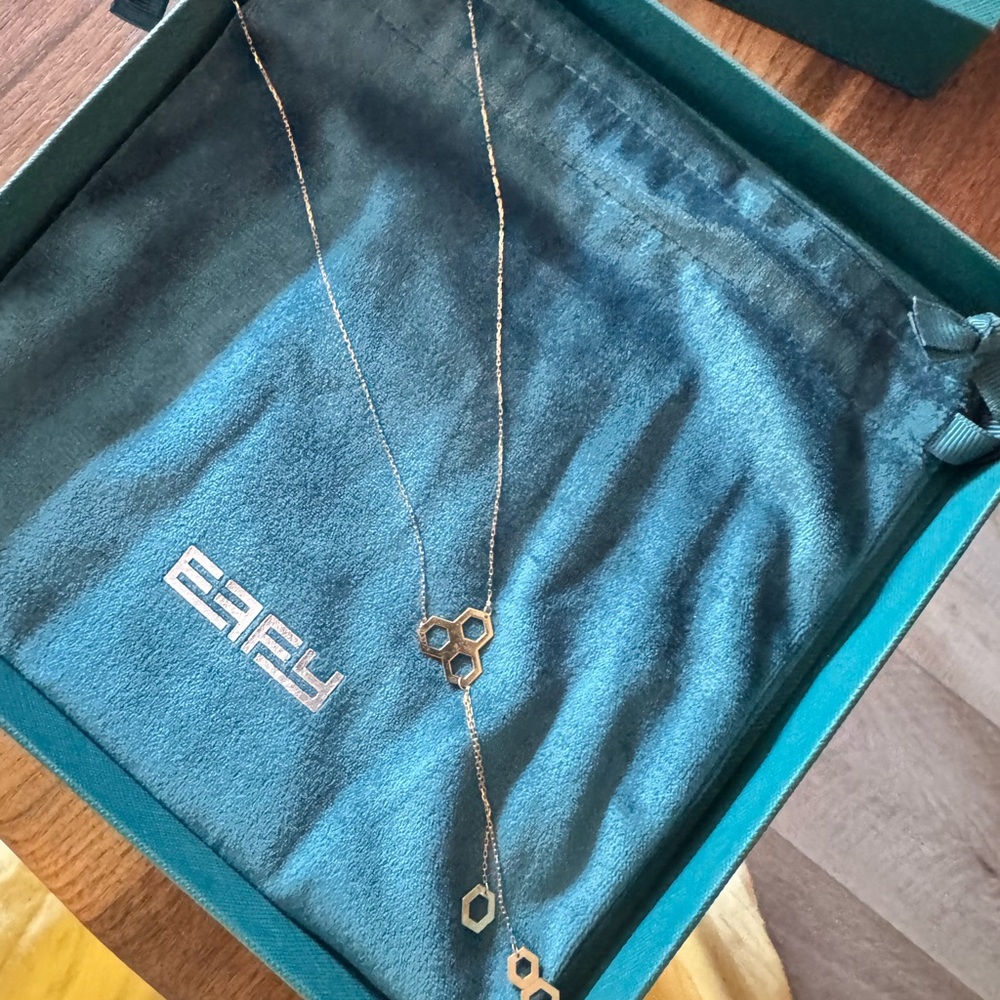 Gold Geometric Necklace for Women